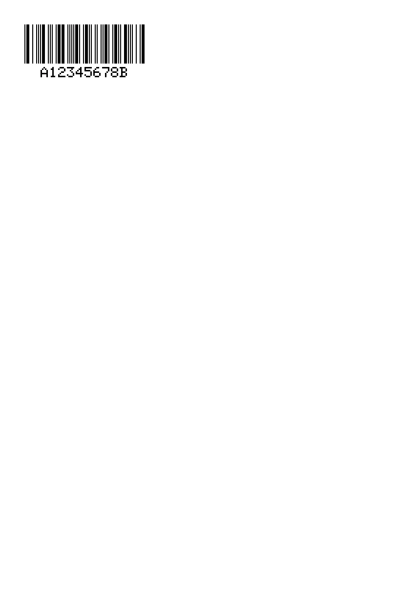 ZPL preview: ^BK · ANSI Codabar Bar Code