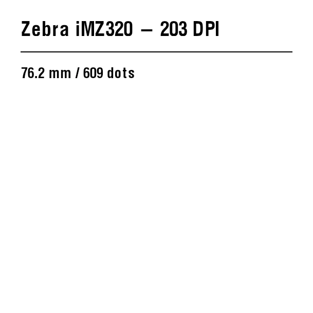 ZPL preview: Zebra iMZ320: ZPL guide