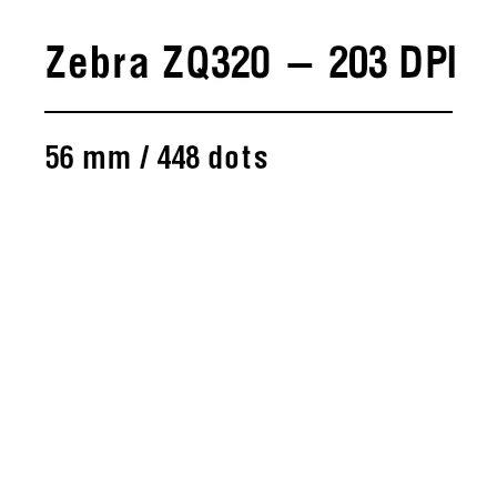 ZPL preview: Zebra ZQ320: ZPL guide