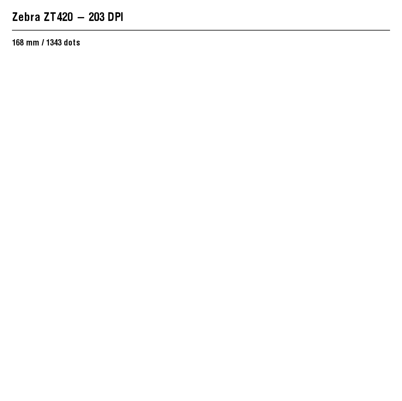 ZPL preview: Zebra ZT420: ZPL guide