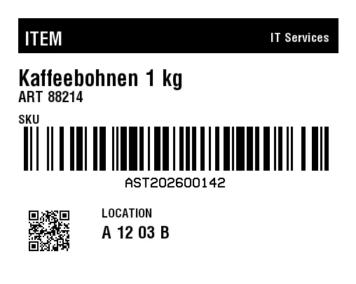 Preview of General Barcode Tag