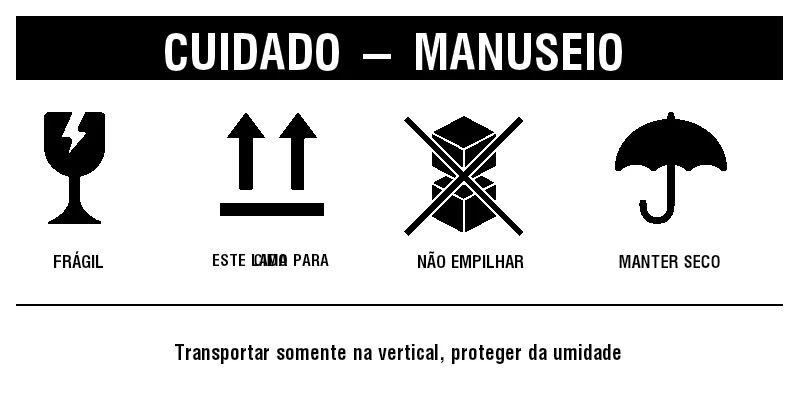 Prévia de Série de etiquetas de manuseio