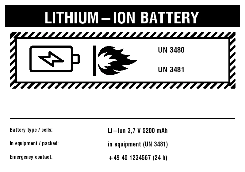 Preview of Lithium Battery Marking (UN 3480/3481)