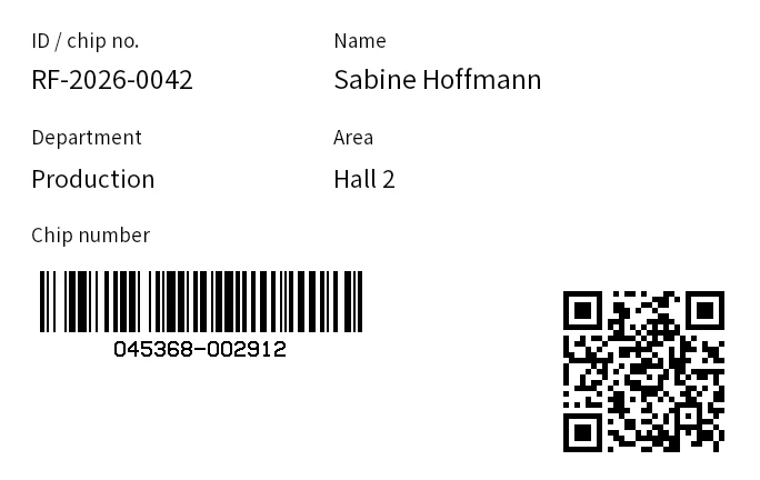 Preview of RFID ID Card