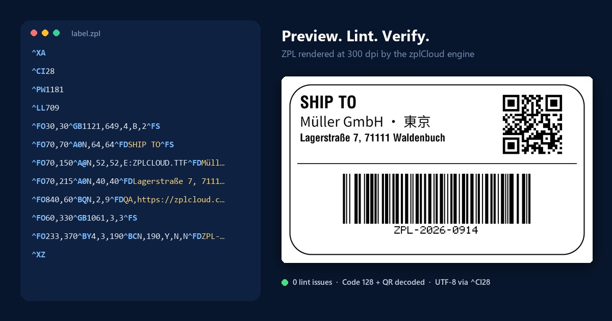 Online ZPL Viewer: Preview, Lint and Verify ZPL Labels Before They Print